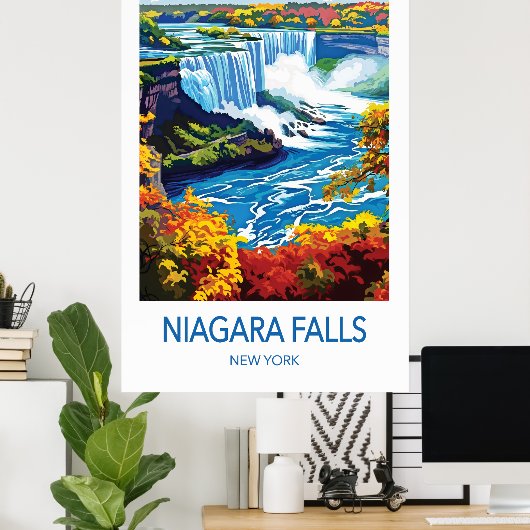 Niagara Falls Travel Poster (Thuiskantoor)