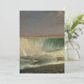 Niagara Falls van Frederic Edwin Church Kaart (Staand voorkant)