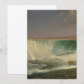 Niagara Falls van Frederic Edwin Church Kaart (Voorkant / Achterkant)
