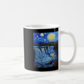 Niagara Falls - Van Gogh Style - Starry Night  Koffiemok