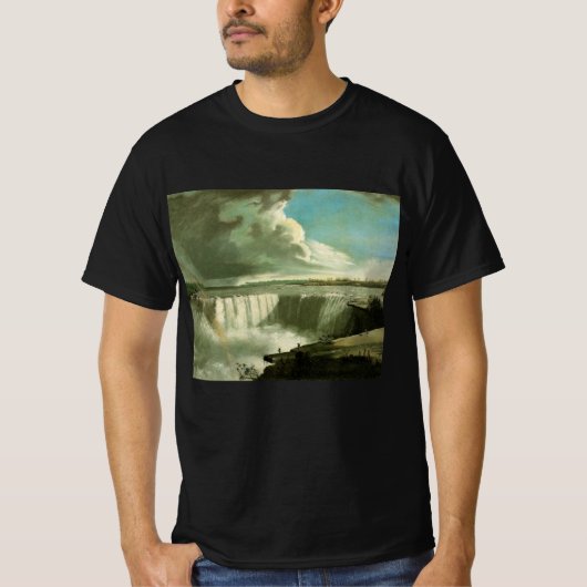 Niagara Falls vanaf Table Rock door John Vanderlyn T-shirt (Voorkant)