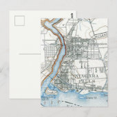 Niagara Falls Vogelvluchtkaart Briefkaart (Voorkant / Achterkant)
