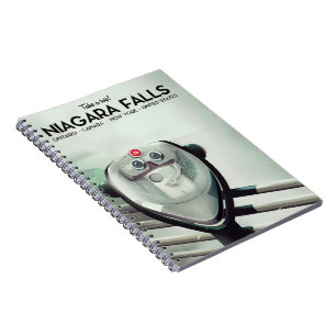 Niagara Falls - VS - Canada Oude reisposter Notitieboek