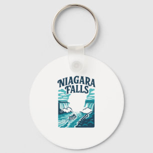 Niagara Falls Waterval The Falls Souvenir Cadeau V Sleutelhanger