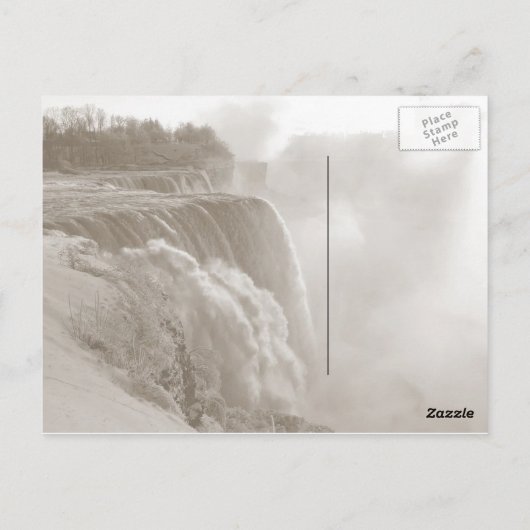 Niagara Herfst Briefkaart (Achterkant)