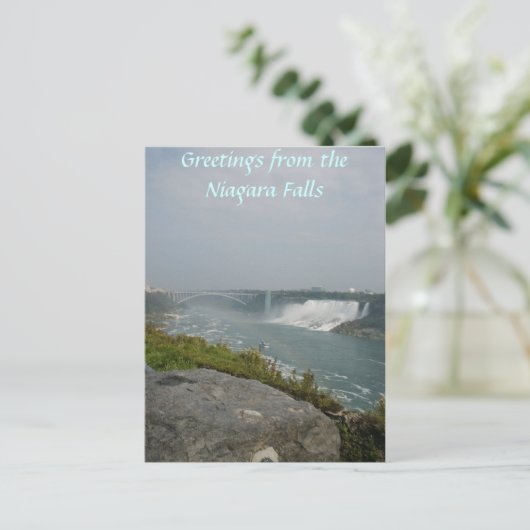 Niagara Herfst Briefkaart (Staand voorkant)