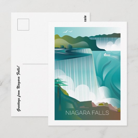 Niagara Herfst Briefkaart (Voorkant / Achterkant)