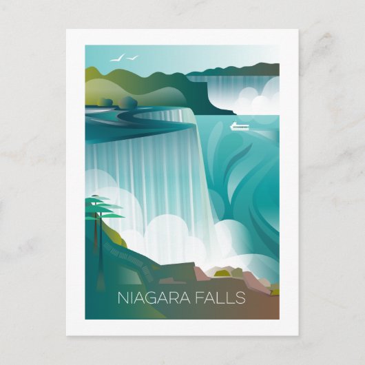 Niagara Herfst Briefkaart (Voorkant)