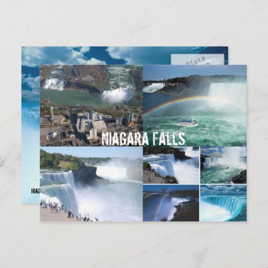 Niagara Herfst briefkaart (Voorkant / Achterkant)