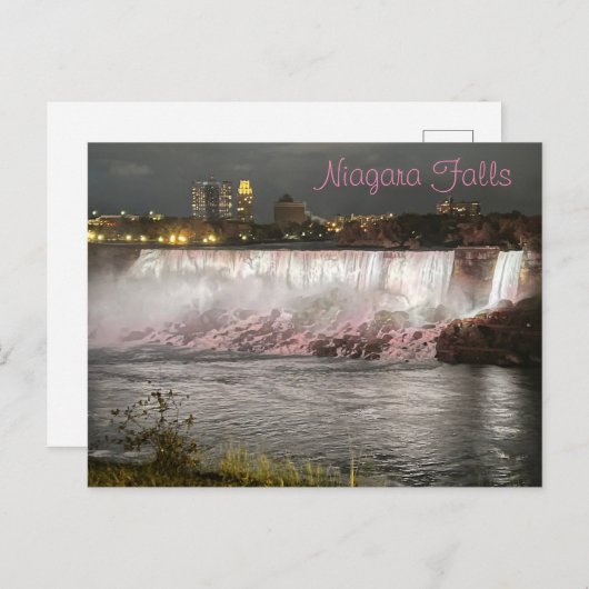 Niagara Herfst briefkaart (Amerikaanse Herfsten) (Voorkant / Achterkant)