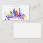 Niagara Herfst City Skyline Visitekaartje (Voorkant / Achterkant)