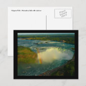 niagara herfst hoefijzer briefkaart (Voorkant / Achterkant)