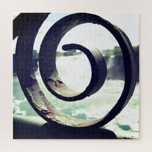 Niagara Herfst Iconisch Ironwork die zelfzorg vers Legpuzzel (Verticaal)