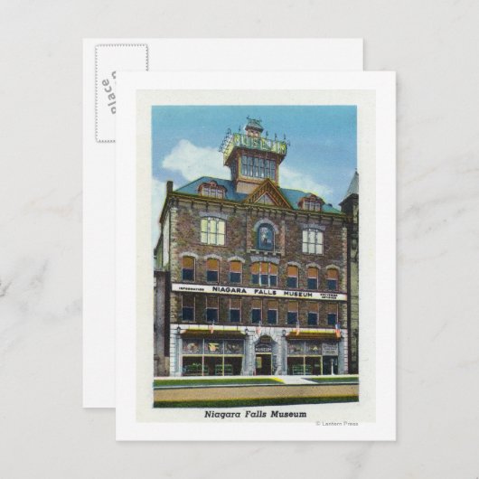 Niagara Herfst Museum, Uitzicht van een Water Nymp Briefkaart (Voorkant / Achterkant)