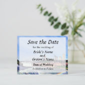 Niagara Herfst NY - onder de regenboog sparen de D Aankondigingskaart (Staand voorkant)