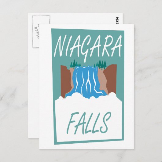 Niagara Herfst Poster Briefkaart (Voorkant / Achterkant)