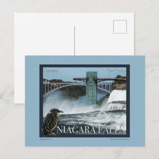Niagara Herfst Poster Briefkaart (Voorkant / Achterkant)