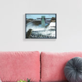 Niagara Herfst Poster Canvas Afdruk (Insitu (Woonkamer))