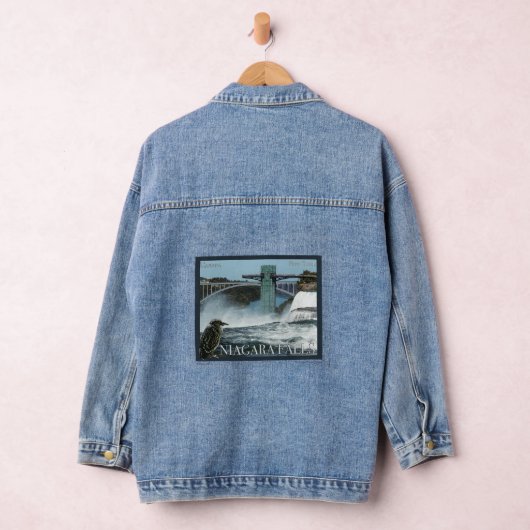 Niagara Herfst Poster Denim Jacket (Hangar)