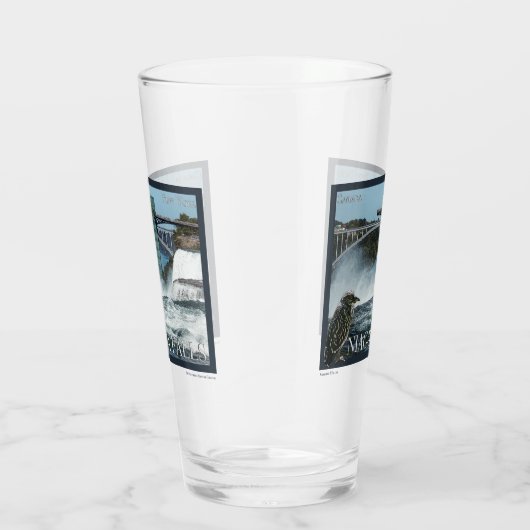 Niagara Herfst Poster Glas (Rechts)