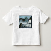 Niagara Herfst Poster Kinder Shirts (Voorkant)