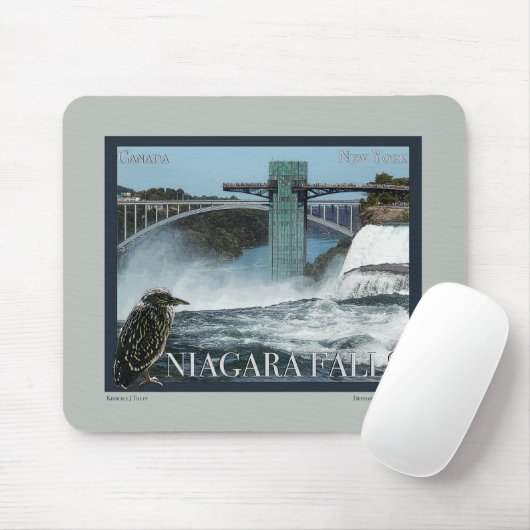 Niagara Herfst Poster Muismat (Met muis)