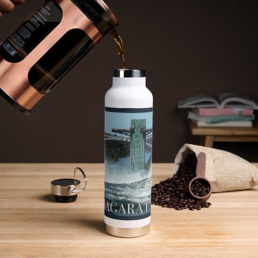 Niagara Herfst Poster Waterfles (Koffie)