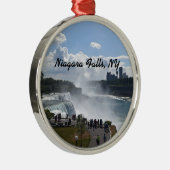 Niagara Herfst Premium Round Ornament (Rechts)