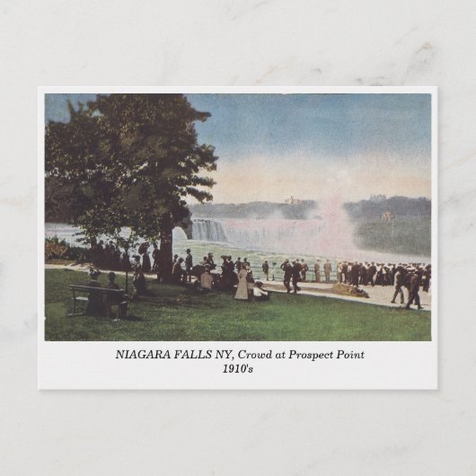 Niagara Herfst Prospect Point  Uitzicht 1910s Briefkaart (Voorkant)