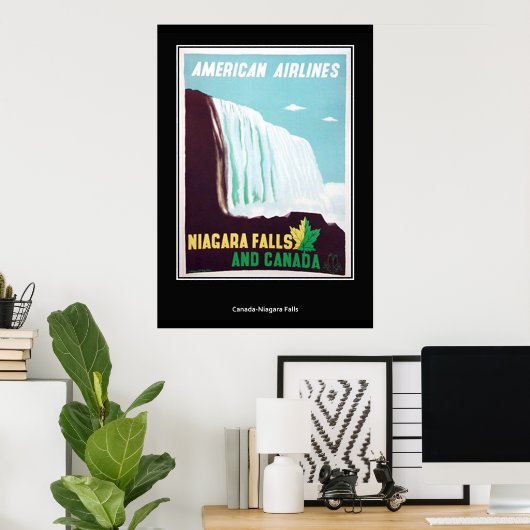 Niagara Herfst Retro Print (Thuiskantoor)