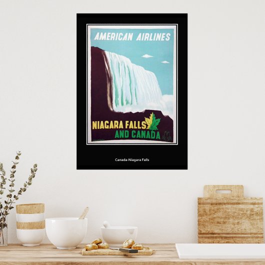 Niagara Herfst  Retro Print (Keuken)