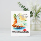 Niagara Herfst vintage-briefkaart Briefkaart (Staand voorkant)