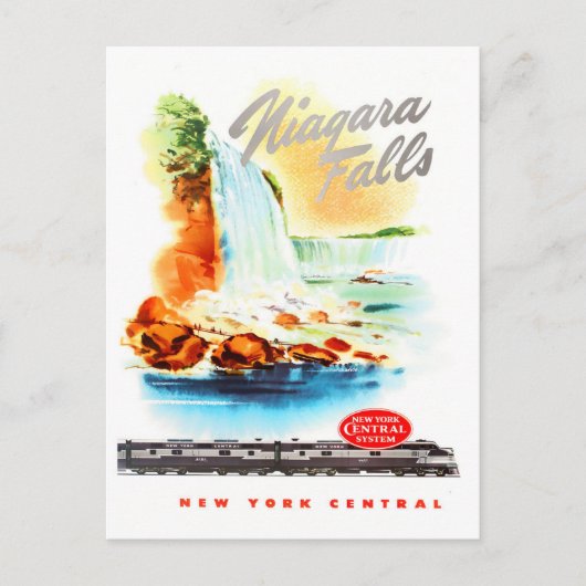 Niagara Herfst vintage-briefkaart Briefkaart (Voorkant)