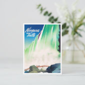 Niagara Herfst vintage-briefkaart Briefkaart (Staand voorkant)