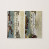 Niagara Herfsten, 1818 (kleurgraving) Legpuzzel (Horizontaal)