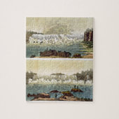 Niagara Herfsten, 1818 (kleurgraving) Legpuzzel (Verticaal)