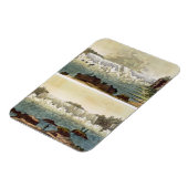 Niagara Herfsten, 1818 (kleurgraving) Magneet (Linkerzijde)