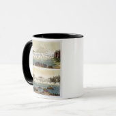 Niagara Herfsten, 1818 (kleurgraving) Mok (Voorkant links)