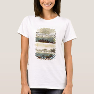 Niagara Herfsten, 1818 (kleurgraving) T-shirt