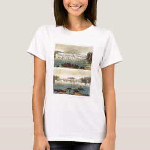 Niagara Herfsten, 1818 (kleurgraving) T-shirt