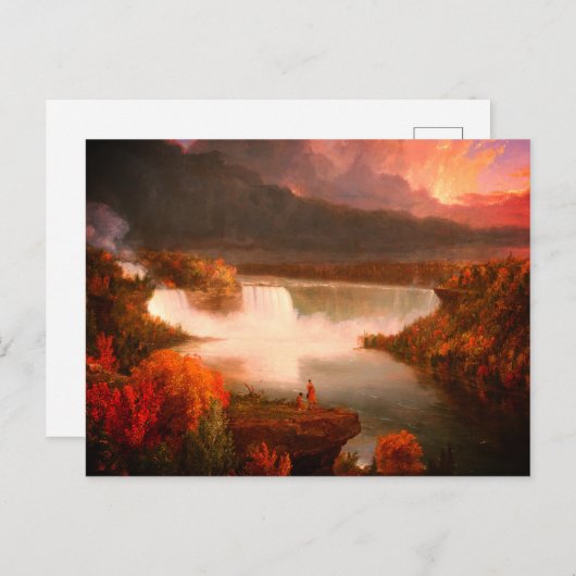 Niagara Herfsten 1830 Briefkaart (Voorkant / Achterkant)