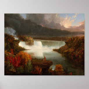 Niagara Herfsten (1830) - Thomas Cole Print