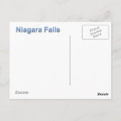 Niagara Herfsten 1 Briefkaart (Achterkant)