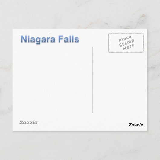 Niagara Herfsten 1 Briefkaart (Achterkant)