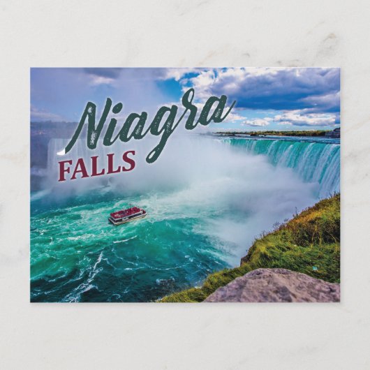 Niagara Herfsten 90's Style Briefkaart (Voorkant)