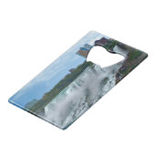 Niagara-Herfsten aan de Canadese zijde Creditkaart Flessenopener (Voorkant Gekanteld)