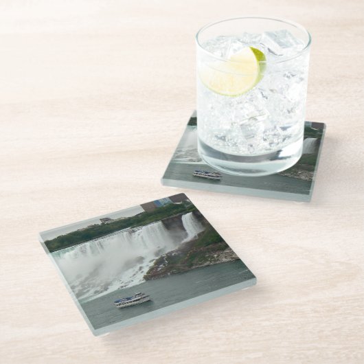 Niagara-Herfsten aan de Canadese zijde Glazen Onderzetter (Schuin)