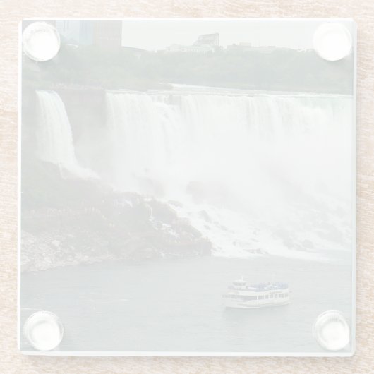 Niagara-Herfsten aan de Canadese zijde Glazen Onderzetter (Achterkant)
