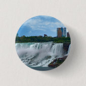 Niagara-Herfsten aan de Canadese zijde Ronde Button 3,2 Cm (Voorkant)