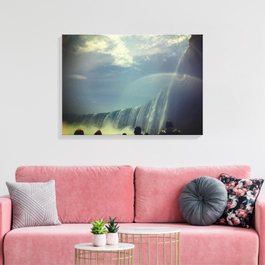 Niagara Herfsten Afbeelding Canvas Afdruk (Insitu (Woonkamer))